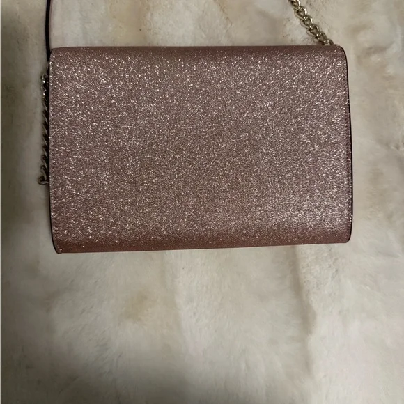 Kate Spade Glitter Crossbody Bag - Rose Gold EUC - Picture 5 of 6